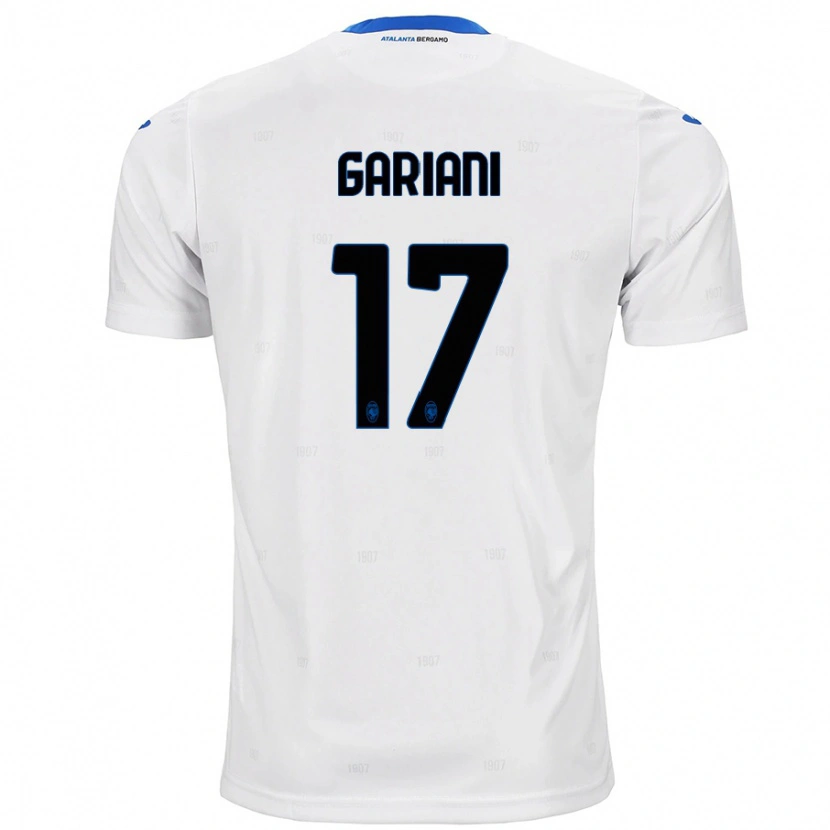 Danxen Barn Niccolò Gariani #17 Vit Bortatröja Matchtröjor 2024/25 Tröjor T-Tröja