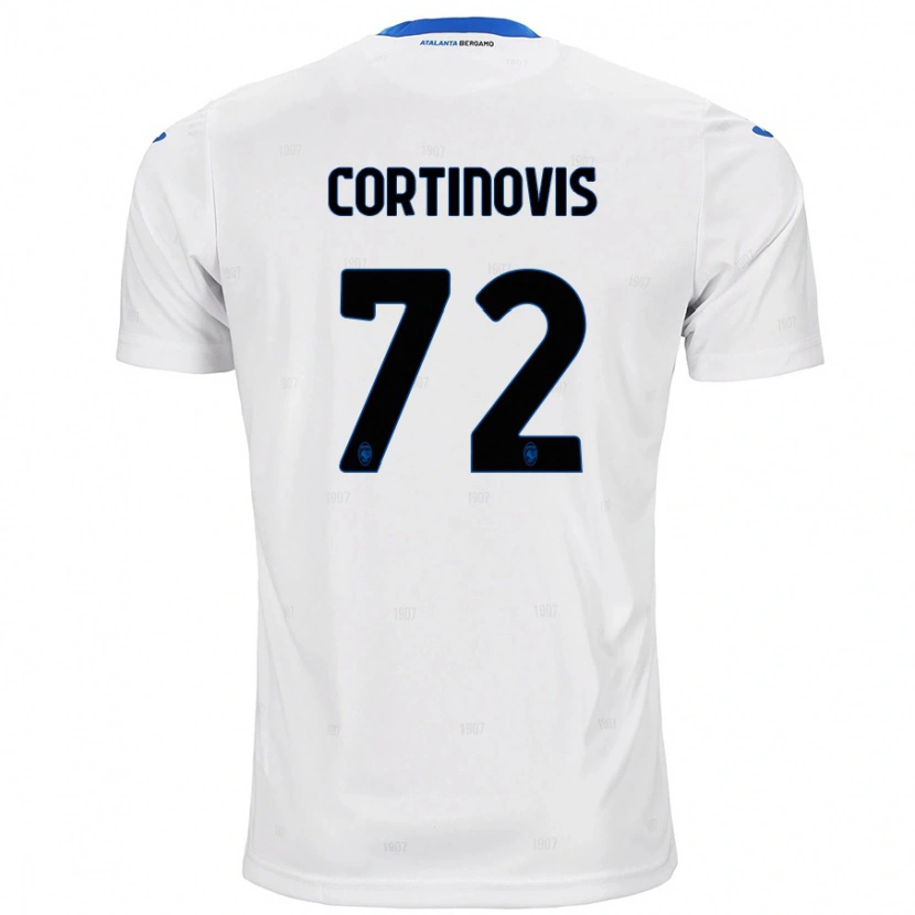 Danxen Barn Alessandro Cortinovis #72 Vit Bortatröja Matchtröjor 2024/25 Tröjor T-Tröja