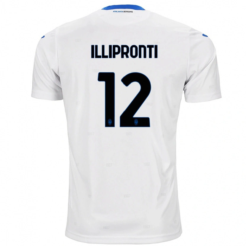 Danxen Barn Filippo Illipronti #12 Vit Bortatröja Matchtröjor 2024/25 Tröjor T-Tröja