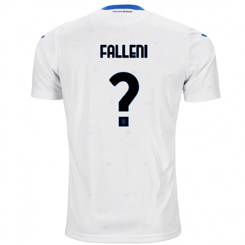 Danxen Barn Alessandro Falleni #0 Vit Bortatröja Matchtröjor 2024/25 Tröjor T-Tröja
