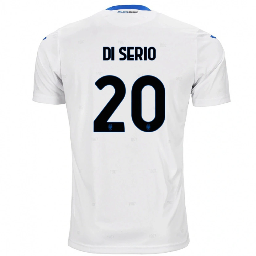 Danxen Barn Giuseppe Di Serio #20 Vit Bortatröja Matchtröjor 2024/25 Tröjor T-Tröja
