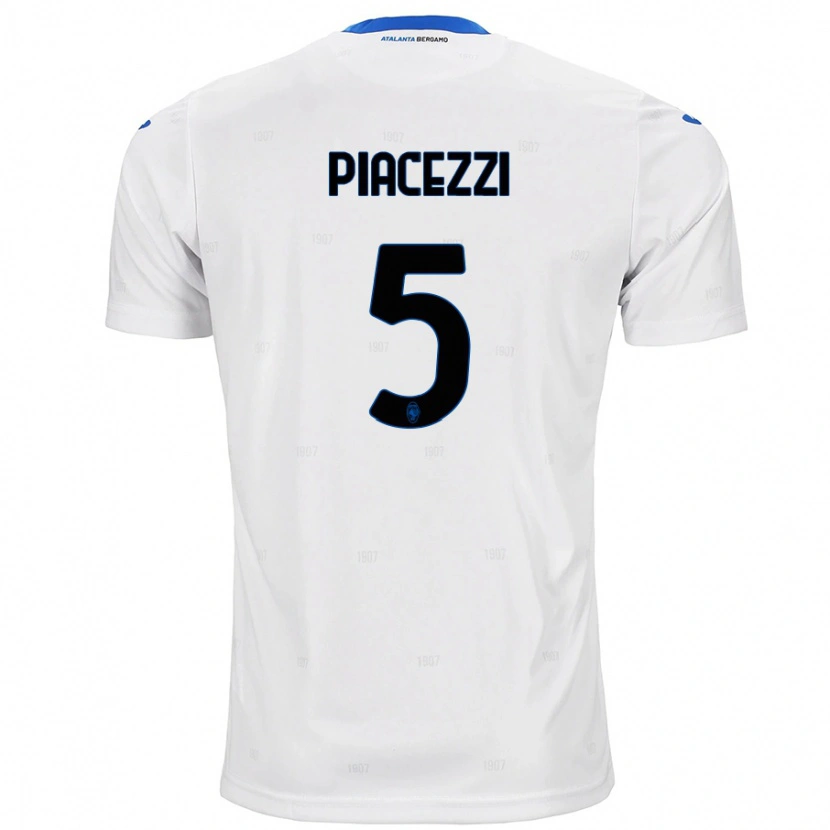 Danxen Barn Eleonora Piacezzi #5 Vit Bortatröja Matchtröjor 2024/25 Tröjor T-Tröja