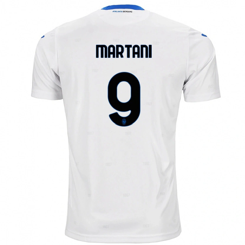 Danxen Barn Alice Martani #9 Vit Bortatröja Matchtröjor 2024/25 Tröjor T-Tröja