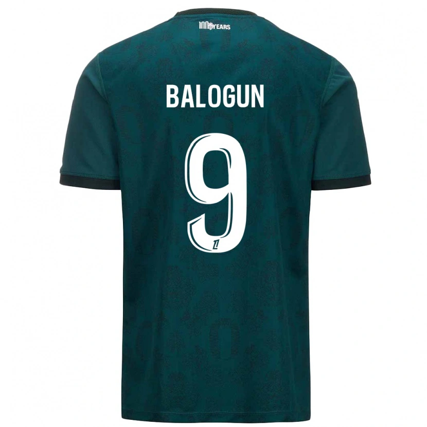 Danxen Barn Folarin Balogun #9 Mörkgrön Bortatröja Matchtröjor 2024/25 Tröjor T-Tröja