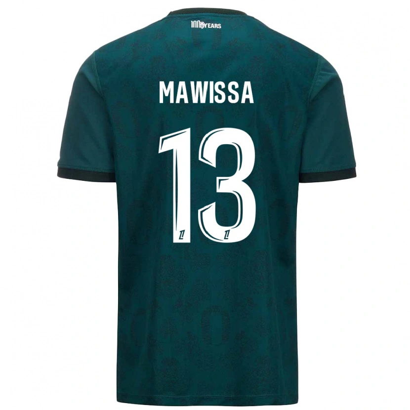 Danxen Barn Christian Mawissa #13 Mörkgrön Bortatröja Matchtröjor 2024/25 Tröjor T-Tröja