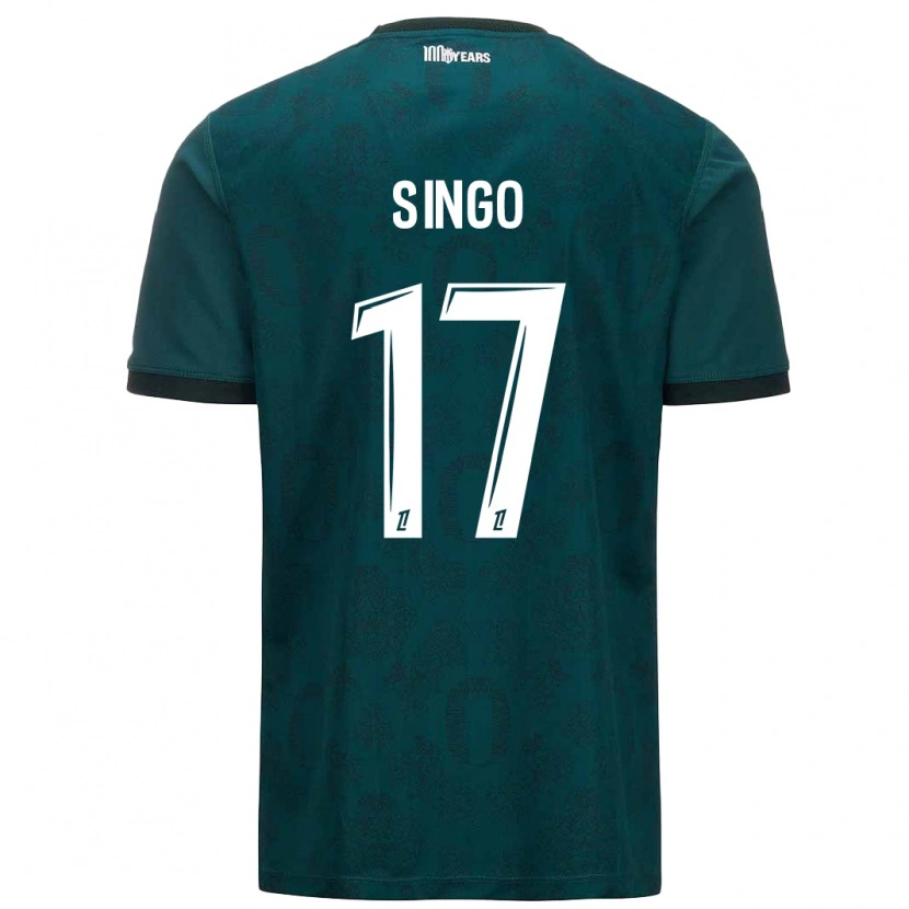 Danxen Barn Wilfried Singo #17 Mörkgrön Bortatröja Matchtröjor 2024/25 Tröjor T-Tröja