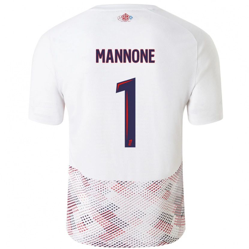 Danxen Barn Vito Mannone #1 Vit Kungsblå Bortatröja Matchtröjor 2024/25 Tröjor T-Tröja