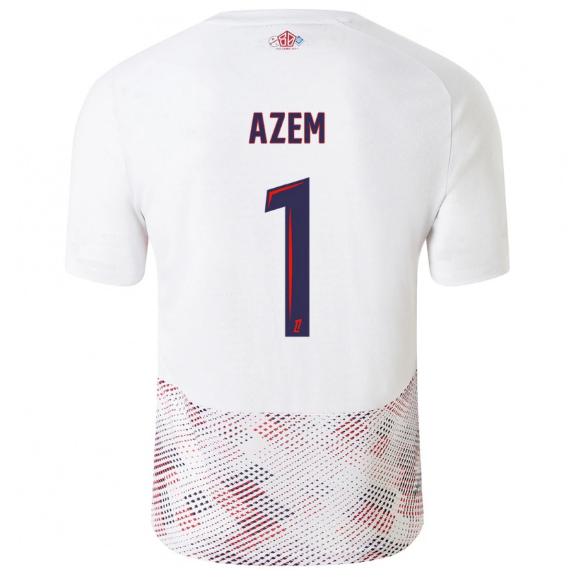 Danxen Barn Floriane Azem #1 Vit Kungsblå Bortatröja Matchtröjor 2024/25 Tröjor T-Tröja