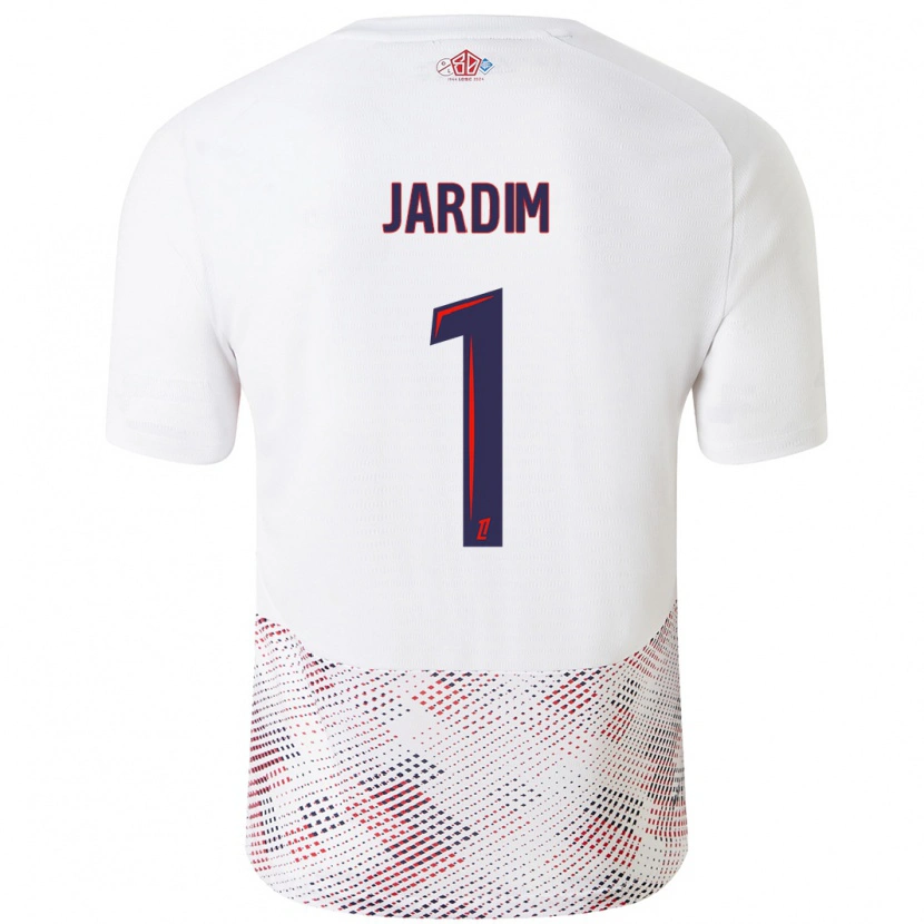 Danxen Barn Leo Jardim #1 Vit Kungsblå Bortatröja Matchtröjor 2024/25 Tröjor T-Tröja