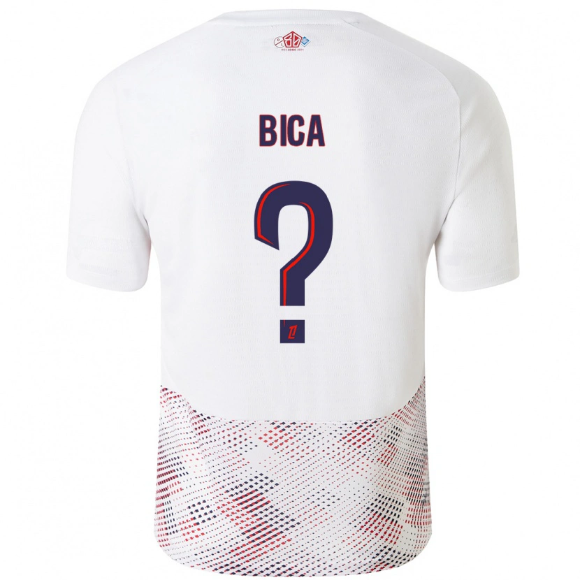 Danxen Barn Bica #0 Vit Kungsblå Bortatröja Matchtröjor 2024/25 Tröjor T-Tröja