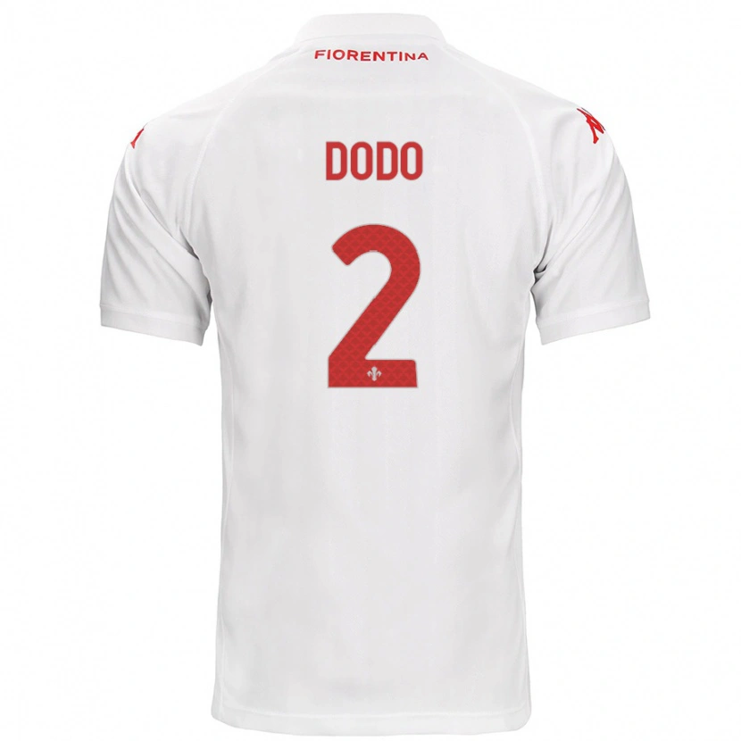 Danxen Barn Dodô #2 Vit Bortatröja Matchtröjor 2024/25 Tröjor T-Tröja