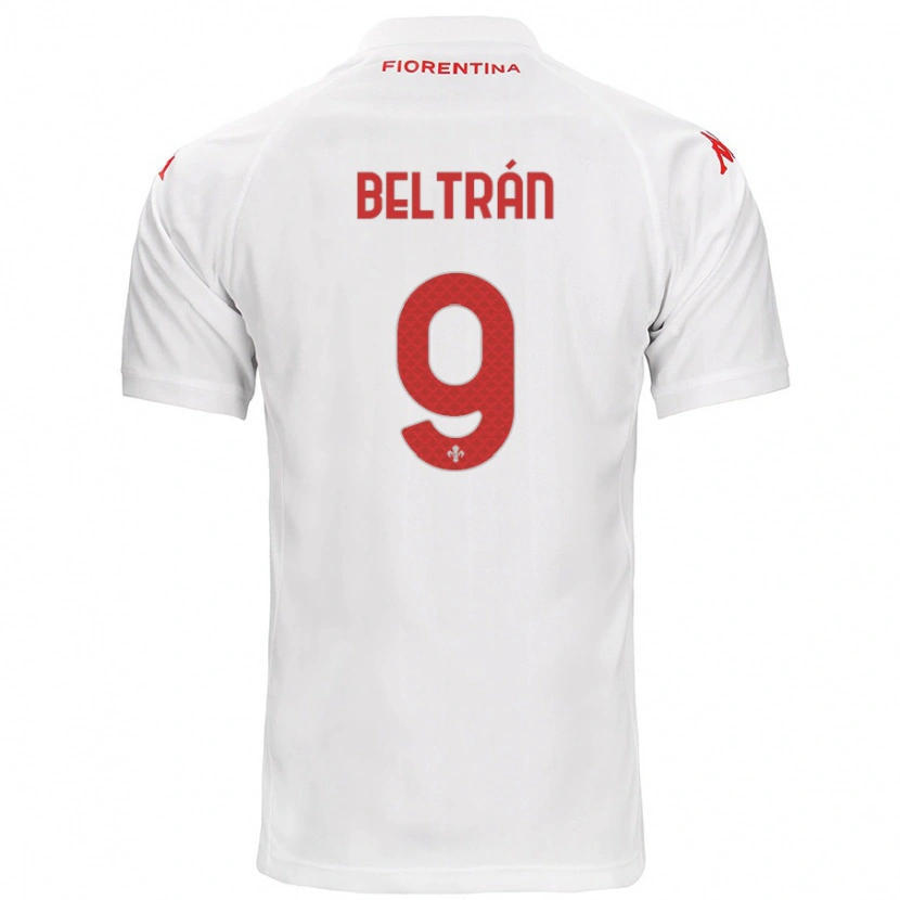 Danxen Barn Lucas Beltrán #9 Vit Bortatröja Matchtröjor 2024/25 Tröjor T-Tröja