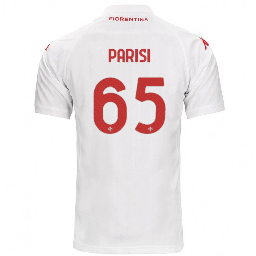 Danxen Barn Fabiano Parisi #65 Vit Bortatröja Matchtröjor 2024/25 Tröjor T-Tröja