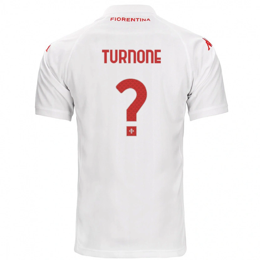 Danxen Barn Niccolò Turnone #0 Vit Bortatröja Matchtröjor 2024/25 Tröjor T-Tröja