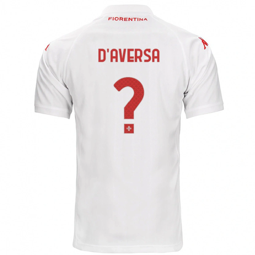 Danxen Barn Simone D'aversa #0 Vit Bortatröja Matchtröjor 2024/25 Tröjor T-Tröja