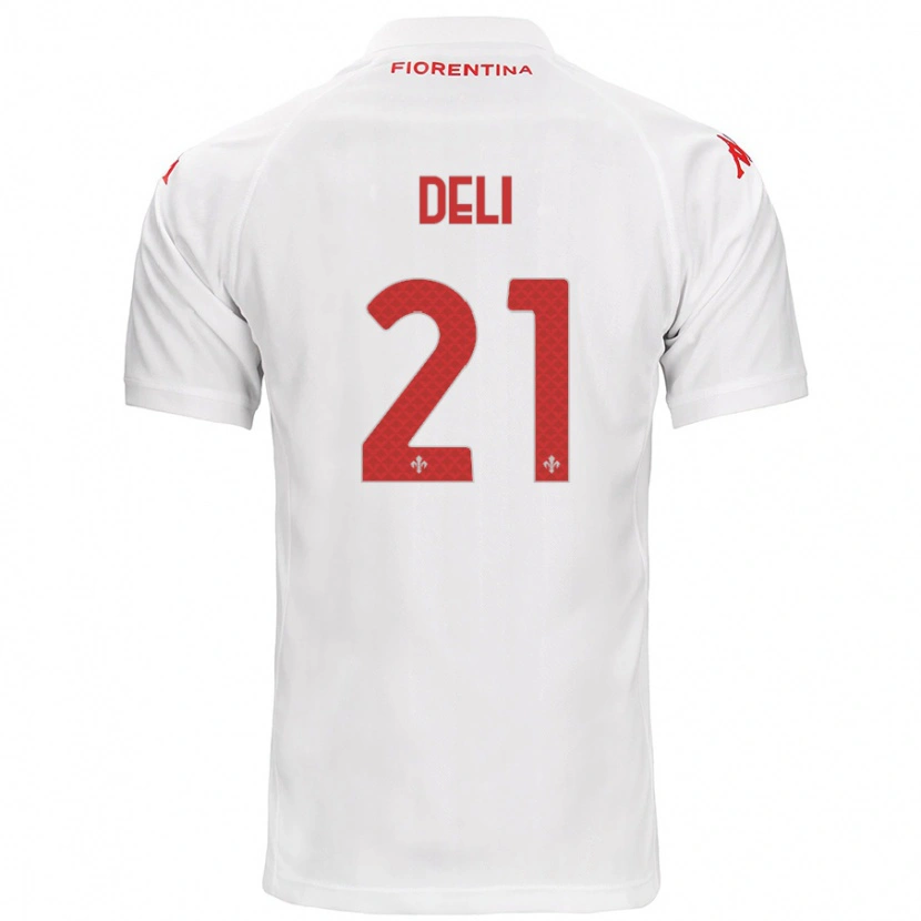 Danxen Barn Lapo Deli #21 Vit Bortatröja Matchtröjor 2024/25 Tröjor T-Tröja