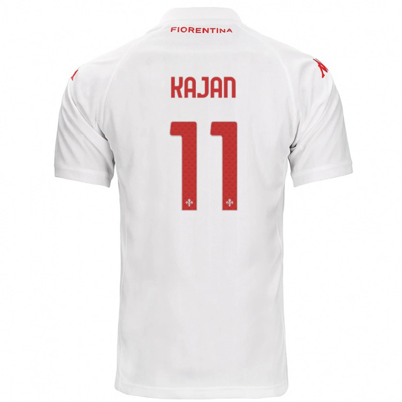 Danxen Barn Zsanett Kaján #11 Vit Bortatröja Matchtröjor 2024/25 Tröjor T-Tröja