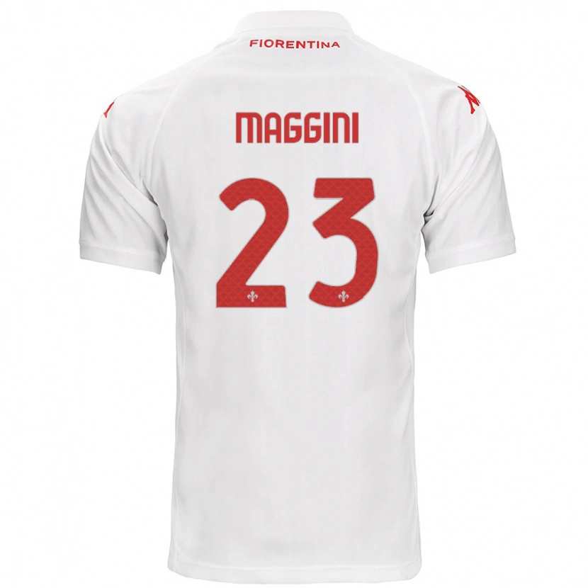 Danxen Barn Filippo Maggini #23 Vit Bortatröja Matchtröjor 2024/25 Tröjor T-Tröja