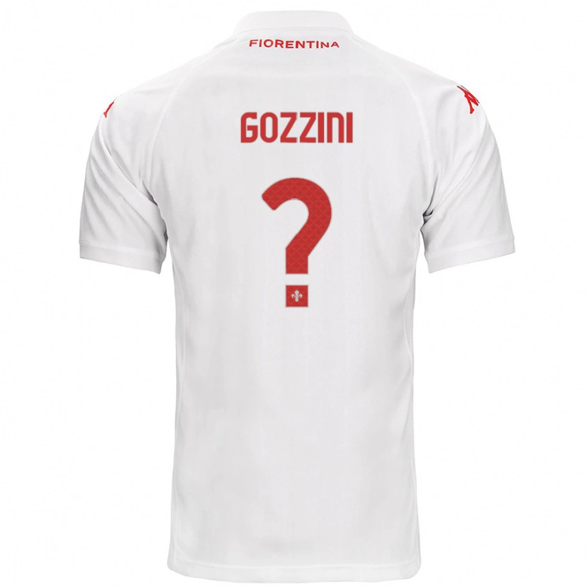 Danxen Barn Gozzini #0 Vit Bortatröja Matchtröjor 2024/25 Tröjor T-Tröja