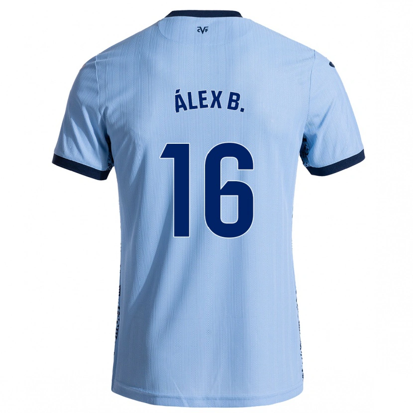 Danxen Barn Álex Baena #16 Himmelsblå Bortatröja Matchtröjor 2024/25 Tröjor T-Tröja