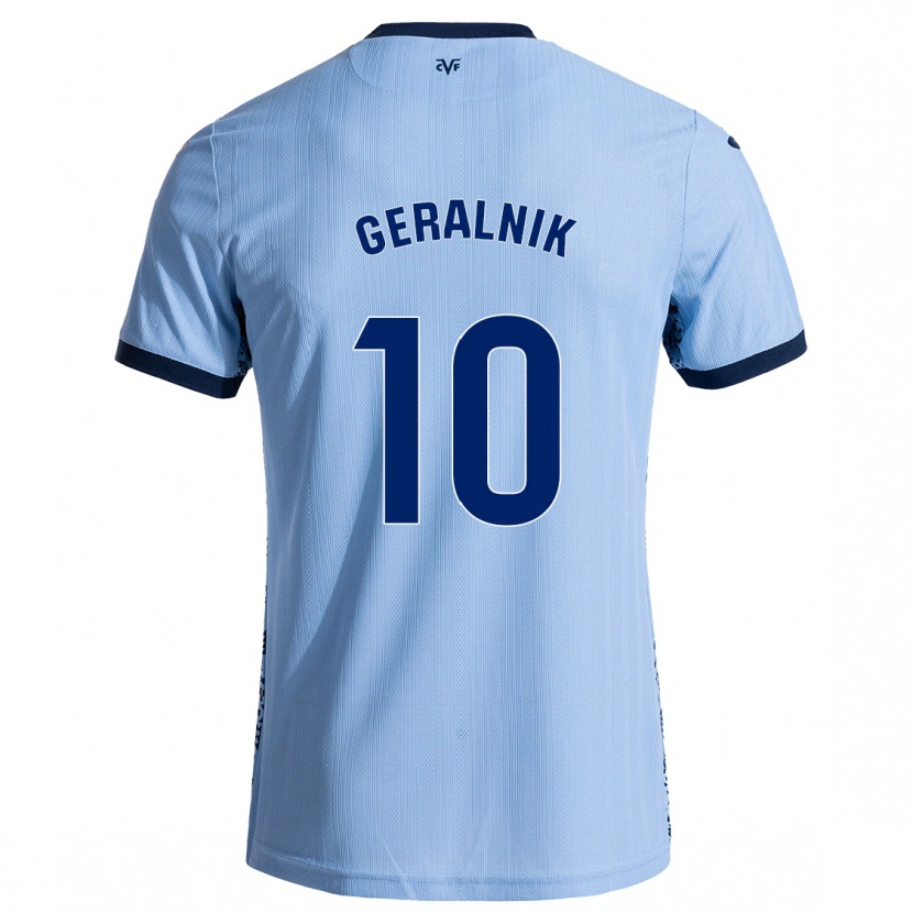 Danxen Barn Tiago Geralnik #10 Himmelsblå Bortatröja Matchtröjor 2024/25 Tröjor T-Tröja