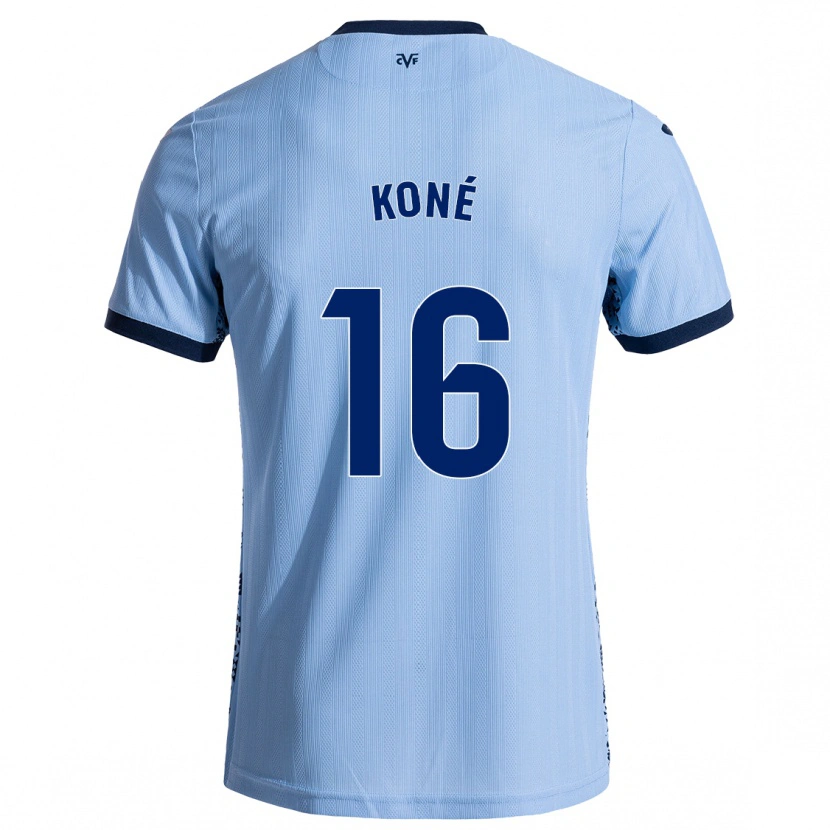 Danxen Barn Ayouba Koné #16 Himmelsblå Bortatröja Matchtröjor 2024/25 Tröjor T-Tröja