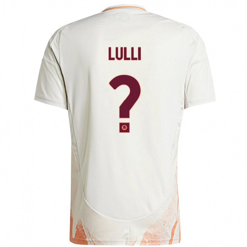 Danxen Barn Emanuele Lulli #0 Grädde Vit Orange Bortatröja Matchtröjor 2024/25 Tröjor T-Tröja