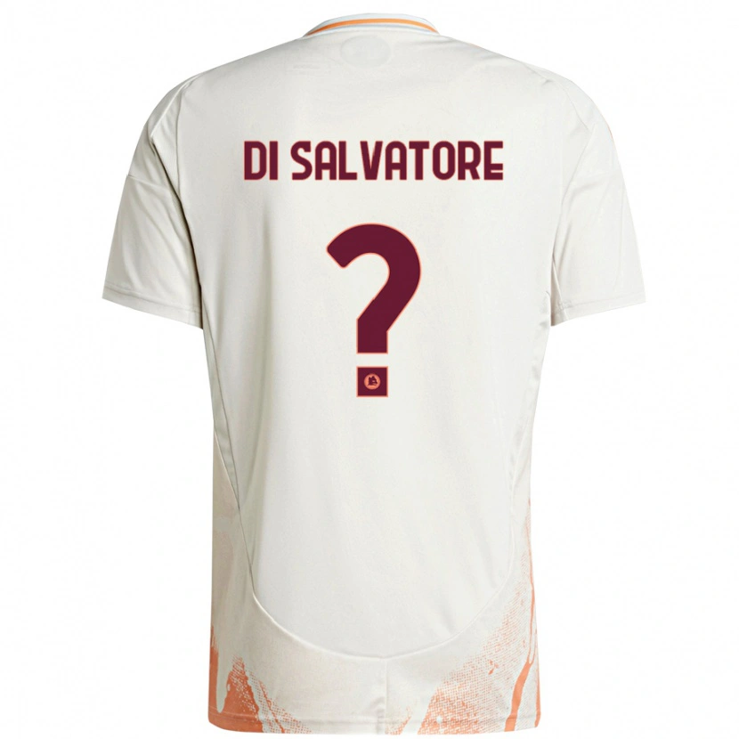 Danxen Barn Diego Di Salvatore #0 Grädde Vit Orange Bortatröja Matchtröjor 2024/25 Tröjor T-Tröja