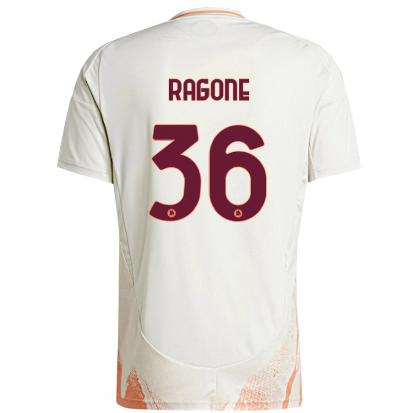 Danxen Barn Diego Ragone #36 Grädde Vit Orange Bortatröja Matchtröjor 2024/25 Tröjor T-Tröja