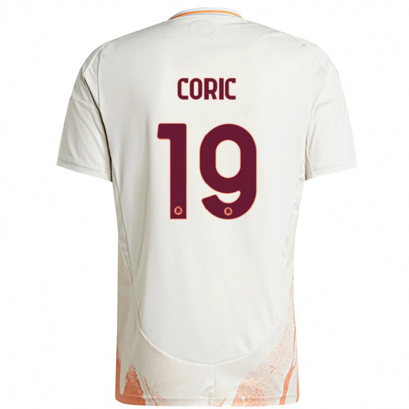 Danxen Barn Ante Coric #19 Grädde Vit Orange Bortatröja Matchtröjor 2024/25 Tröjor T-Tröja