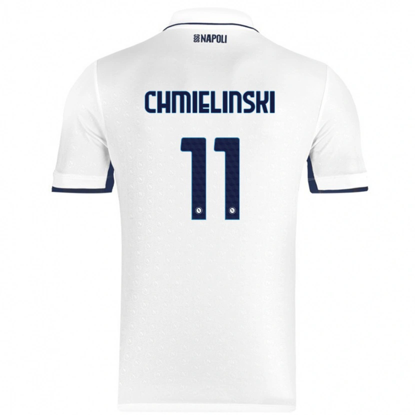 Danxen Barn Gina Chmielinski #11 Vit Kungsblå Bortatröja Matchtröjor 2024/25 Tröjor T-Tröja