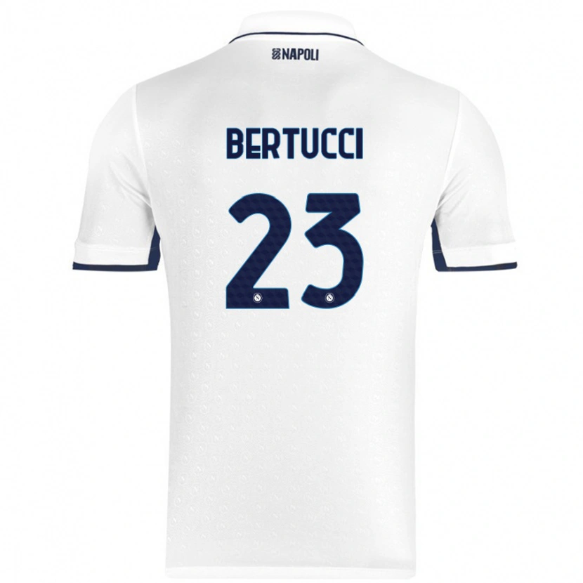 Danxen Barn Sofia Bertucci #23 Vit Kungsblå Bortatröja Matchtröjor 2024/25 Tröjor T-Tröja