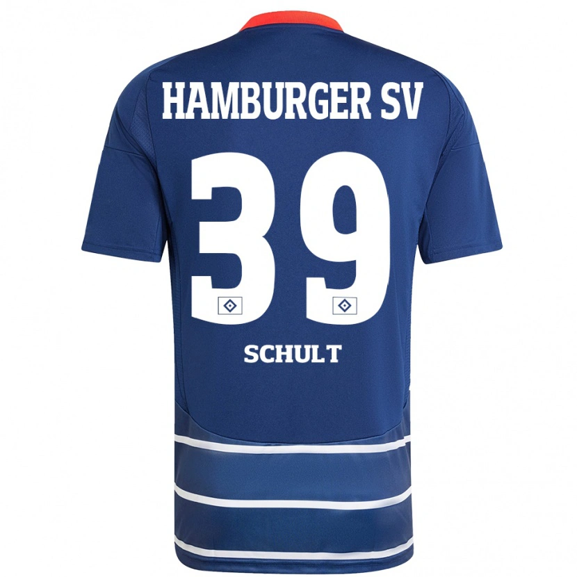 Danxen Barn Almuth Schult #39 Mörkblå Bortatröja Matchtröjor 2024/25 Tröjor T-Tröja