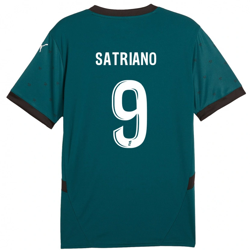 Danxen Barn Martín Satriano #9 Mörkgrön Bortatröja Matchtröjor 2024/25 Tröjor T-Tröja