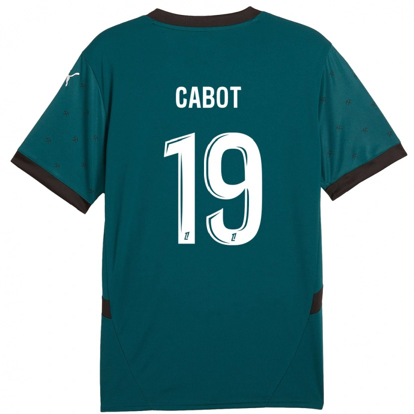 Danxen Barn Jimmy Cabot #19 Mörkgrön Bortatröja Matchtröjor 2024/25 Tröjor T-Tröja