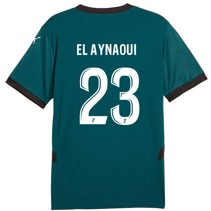 Danxen Barn Neil El Aynaoui #23 Mörkgrön Bortatröja Matchtröjor 2024/25 Tröjor T-Tröja