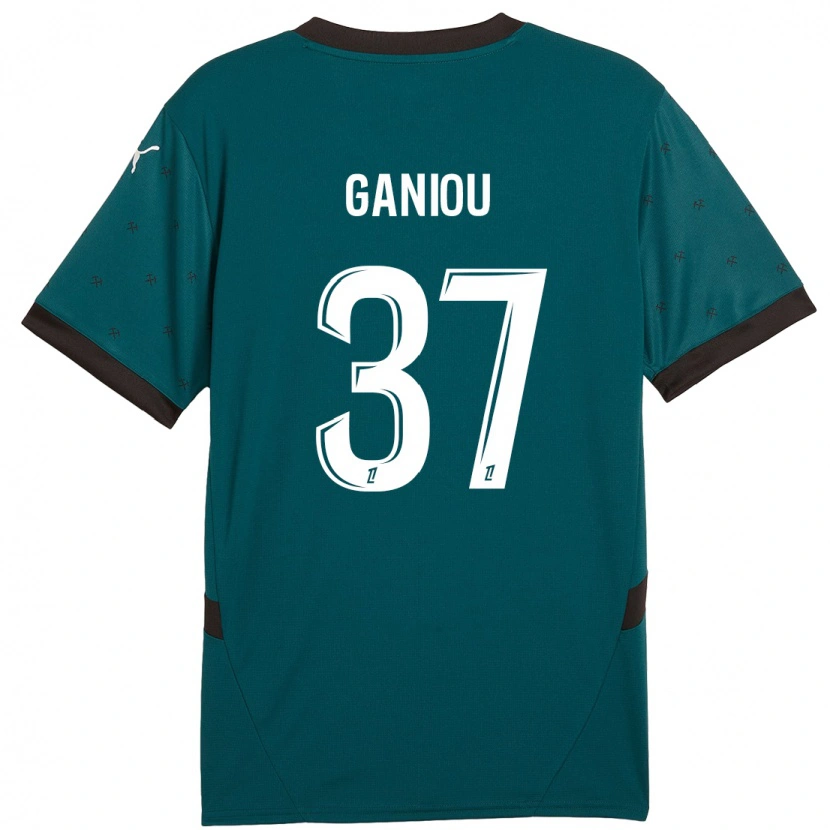 Danxen Barn Ismaëlo Ganiou #37 Mörkgrön Bortatröja Matchtröjor 2024/25 Tröjor T-Tröja