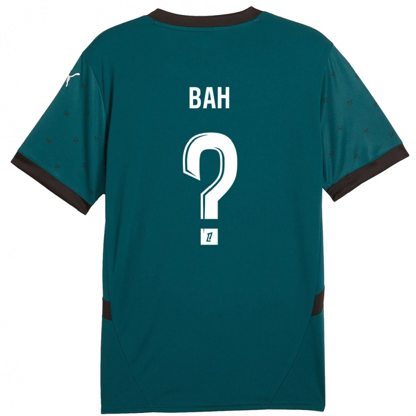 Danxen Barn Alpha Bah #0 Mörkgrön Bortatröja Matchtröjor 2024/25 Tröjor T-Tröja