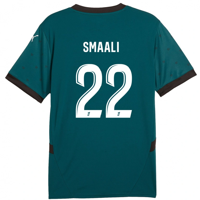 Danxen Barn Emma Smaali #22 Mörkgrön Bortatröja Matchtröjor 2024/25 Tröjor T-Tröja