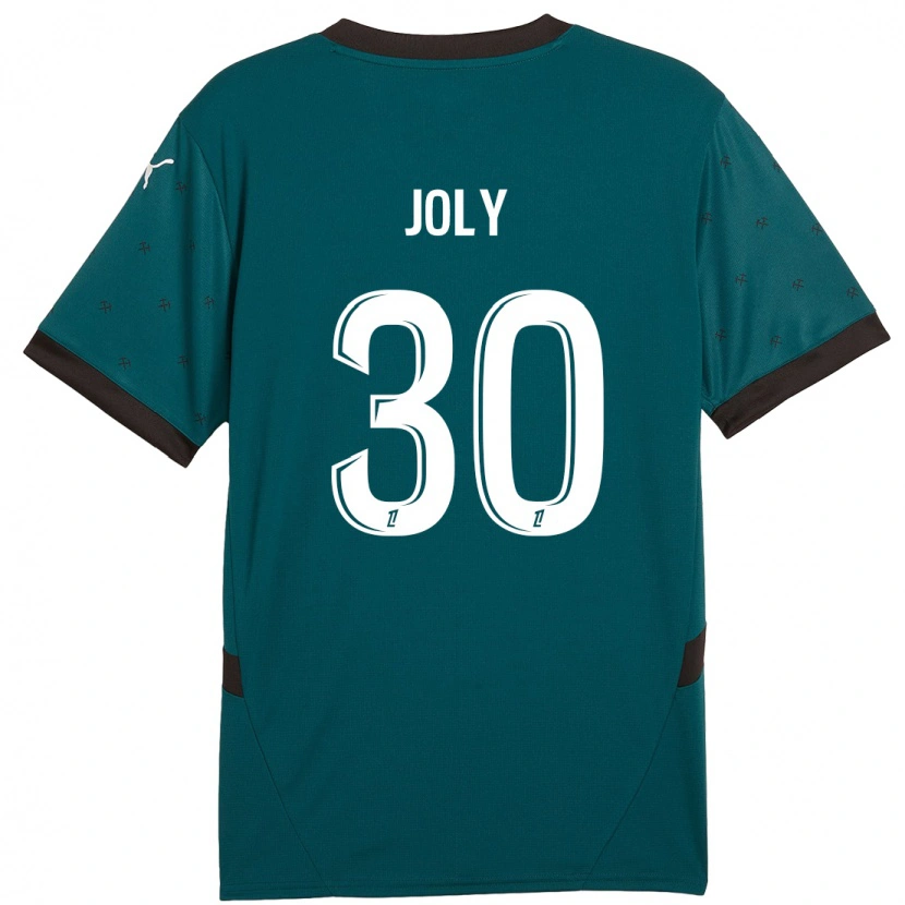 Danxen Barn Blandine Joly #30 Mörkgrön Bortatröja Matchtröjor 2024/25 Tröjor T-Tröja