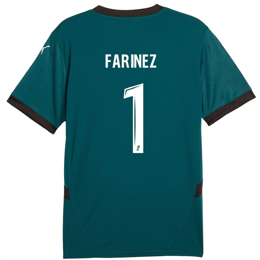 Danxen Barn Wuilker Fariñez #1 Mörkgrön Bortatröja Matchtröjor 2024/25 Tröjor T-Tröja