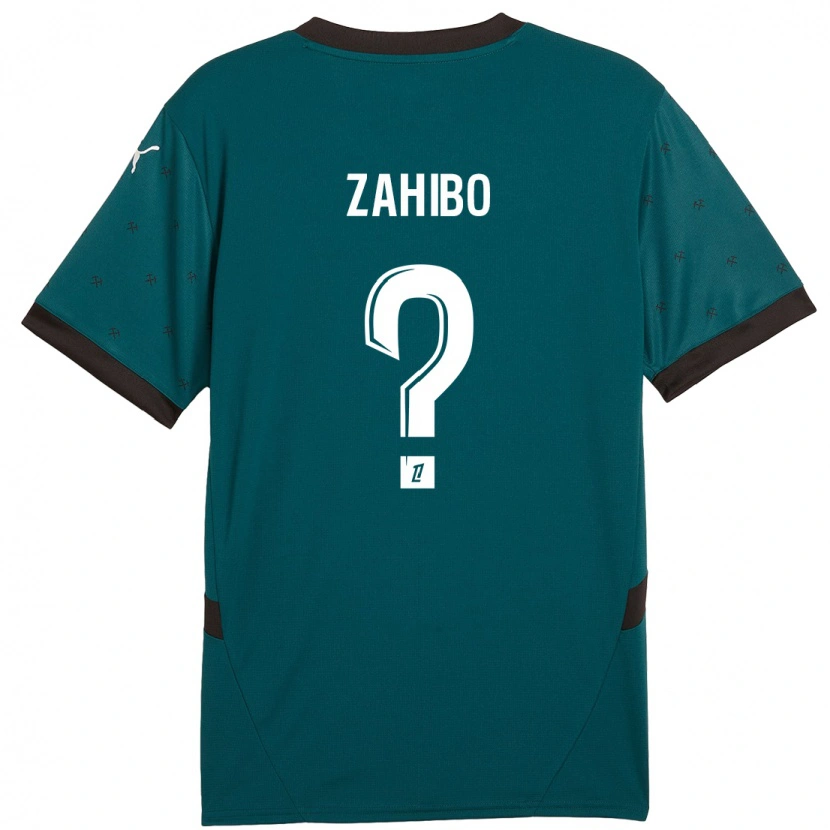 Danxen Barn Wesley Zahibo #0 Mörkgrön Bortatröja Matchtröjor 2024/25 Tröjor T-Tröja
