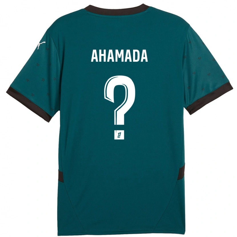 Danxen Barn Nelson Ahamada #0 Mörkgrön Bortatröja Matchtröjor 2024/25 Tröjor T-Tröja