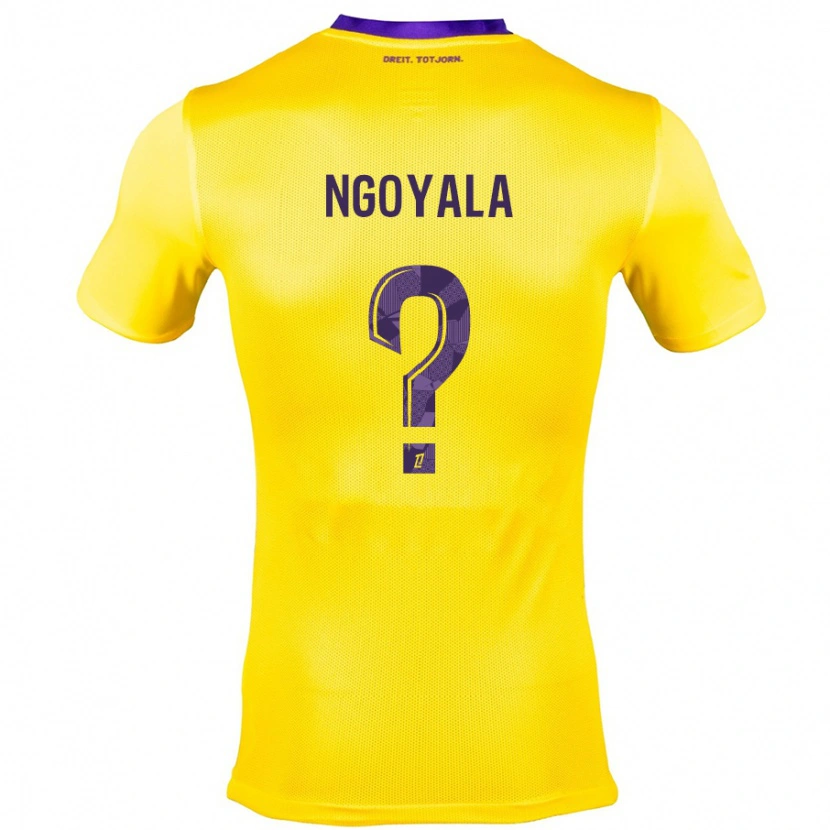 Danxen Barn Frédéric Efuele Ngoyala #0 Gullila Bortatröja Matchtröjor 2024/25 Tröjor T-Tröja