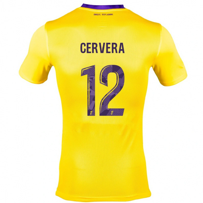 Danxen Barn Laurianne Cervera #12 Gullila Bortatröja Matchtröjor 2024/25 Tröjor T-Tröja