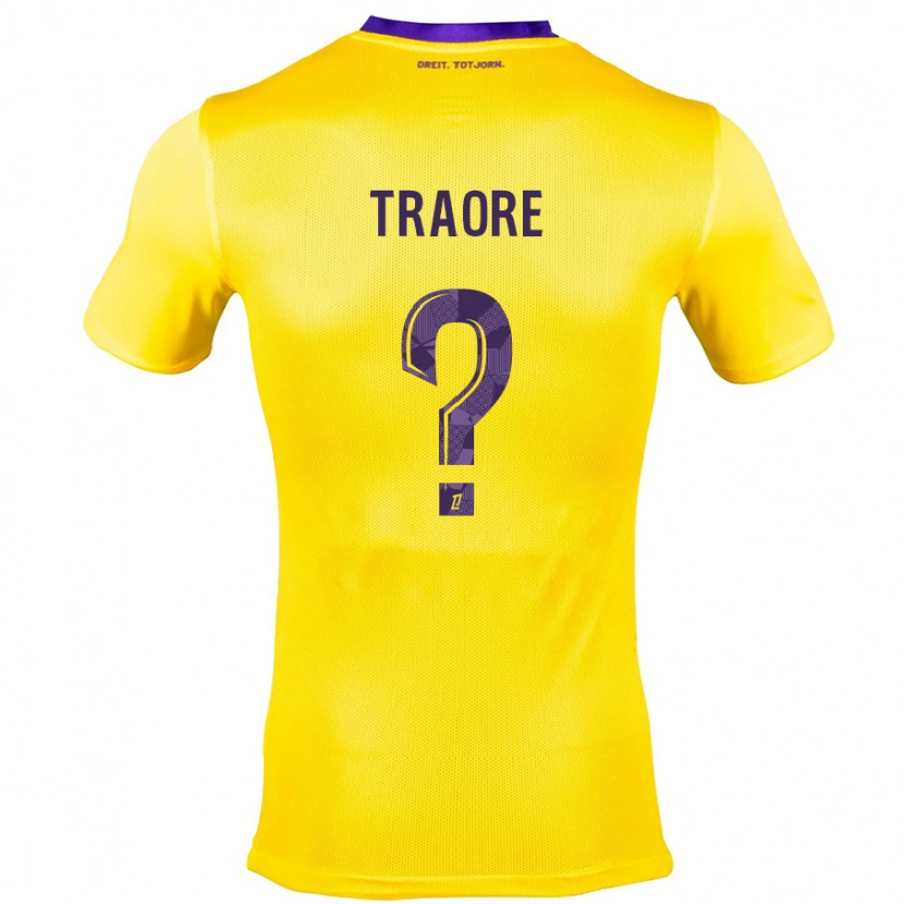 Danxen Barn Bonota Traoré #0 Gullila Bortatröja Matchtröjor 2024/25 Tröjor T-Tröja