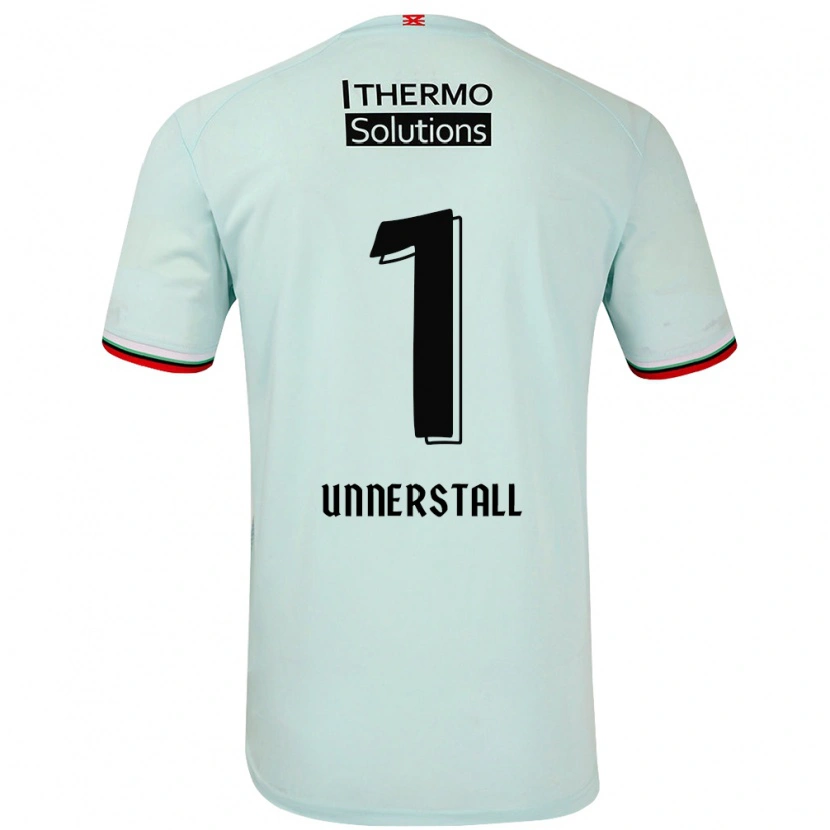 Danxen Barn Lars Unnerstall #1 Ljusgrön Bortatröja Matchtröjor 2024/25 Tröjor T-Tröja