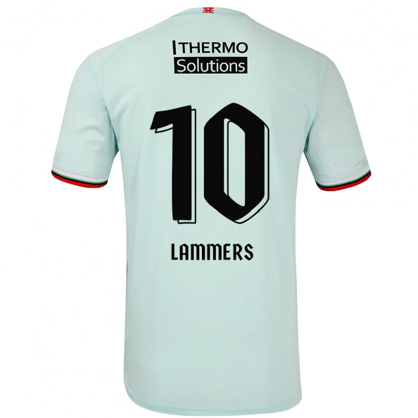 Danxen Barn Sam Lammers #10 Ljusgrön Bortatröja Matchtröjor 2024/25 Tröjor T-Tröja
