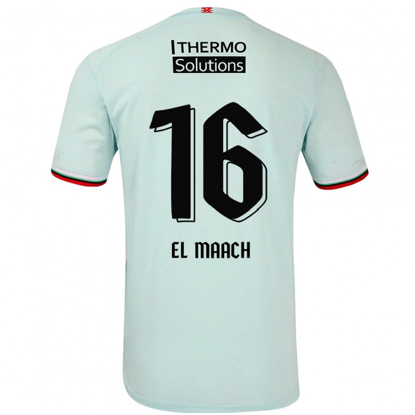 Danxen Barn Issam El Maach #16 Ljusgrön Bortatröja Matchtröjor 2024/25 Tröjor T-Tröja