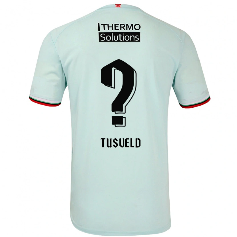 Danxen Barn Tijn Tusveld #0 Ljusgrön Bortatröja Matchtröjor 2024/25 Tröjor T-Tröja
